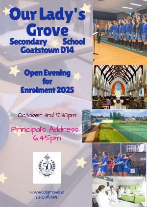 Our Lady's Grove Secondary School Open Night 2024